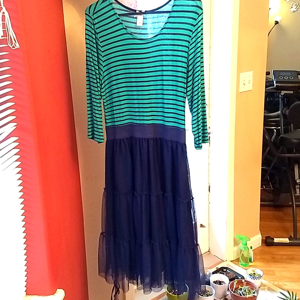 Contrast Dress